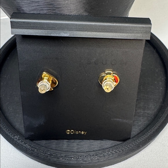 Kate Spade Minnie Mouse Gold and Red Bow Earrings - Picture 3 of 3